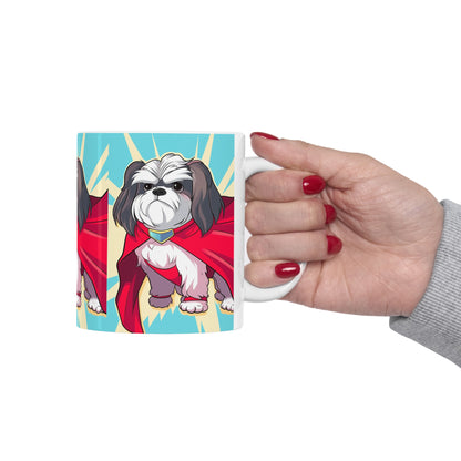 Shihtzu Superhero Coffee Mug - Brew Up a Heroic Start to Your Day!