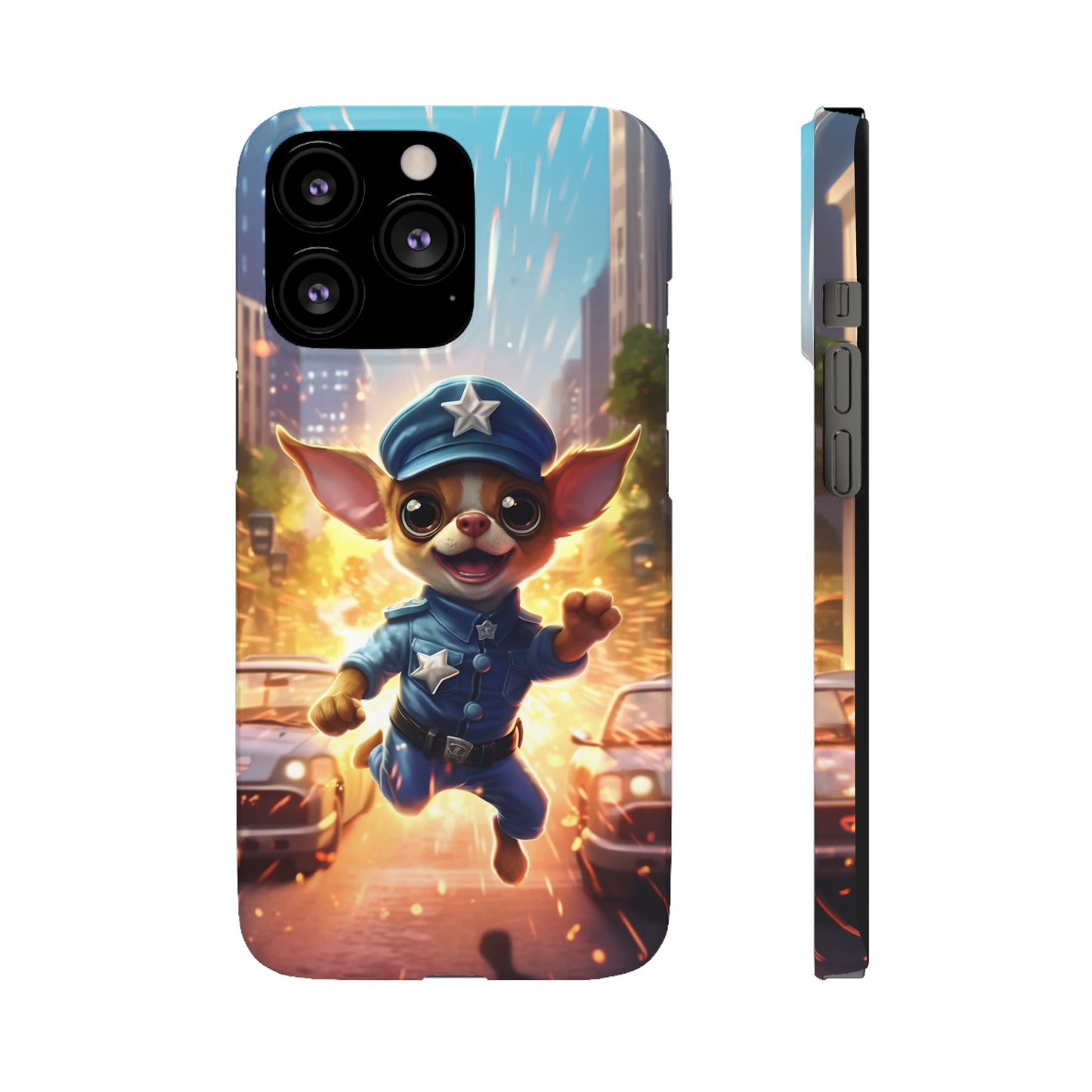 Chihuahua Super Cop: Explosive Action Phone Case