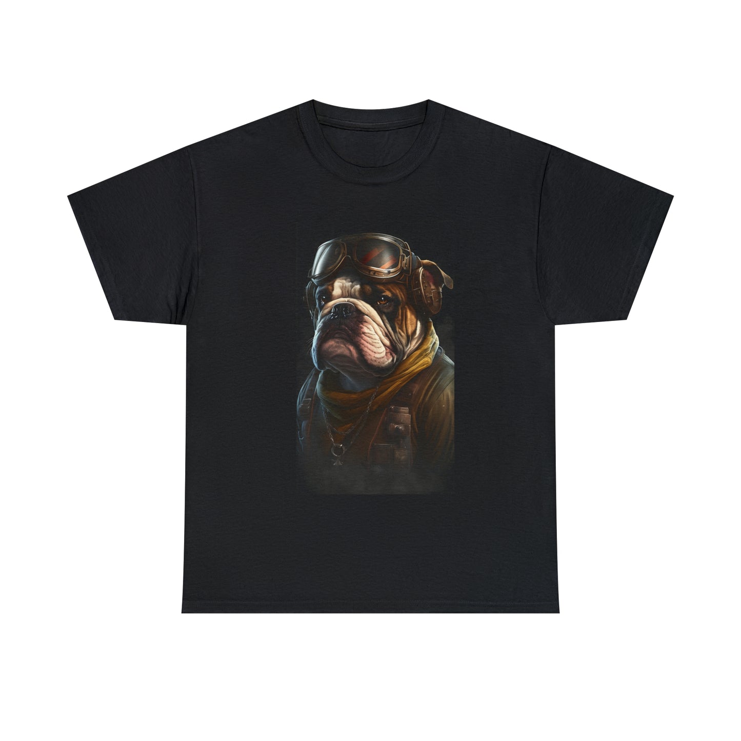 Soar high with this Rugged Bulldog Aviator TShirt