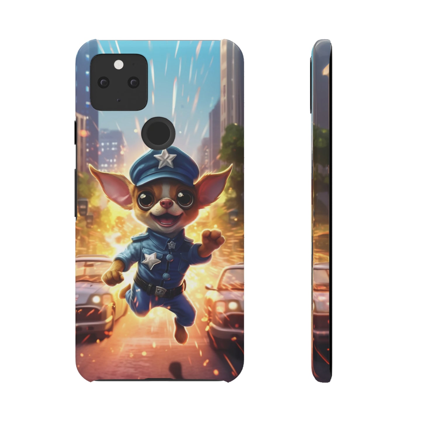 Chihuahua Super Cop: Explosive Action Phone Case
