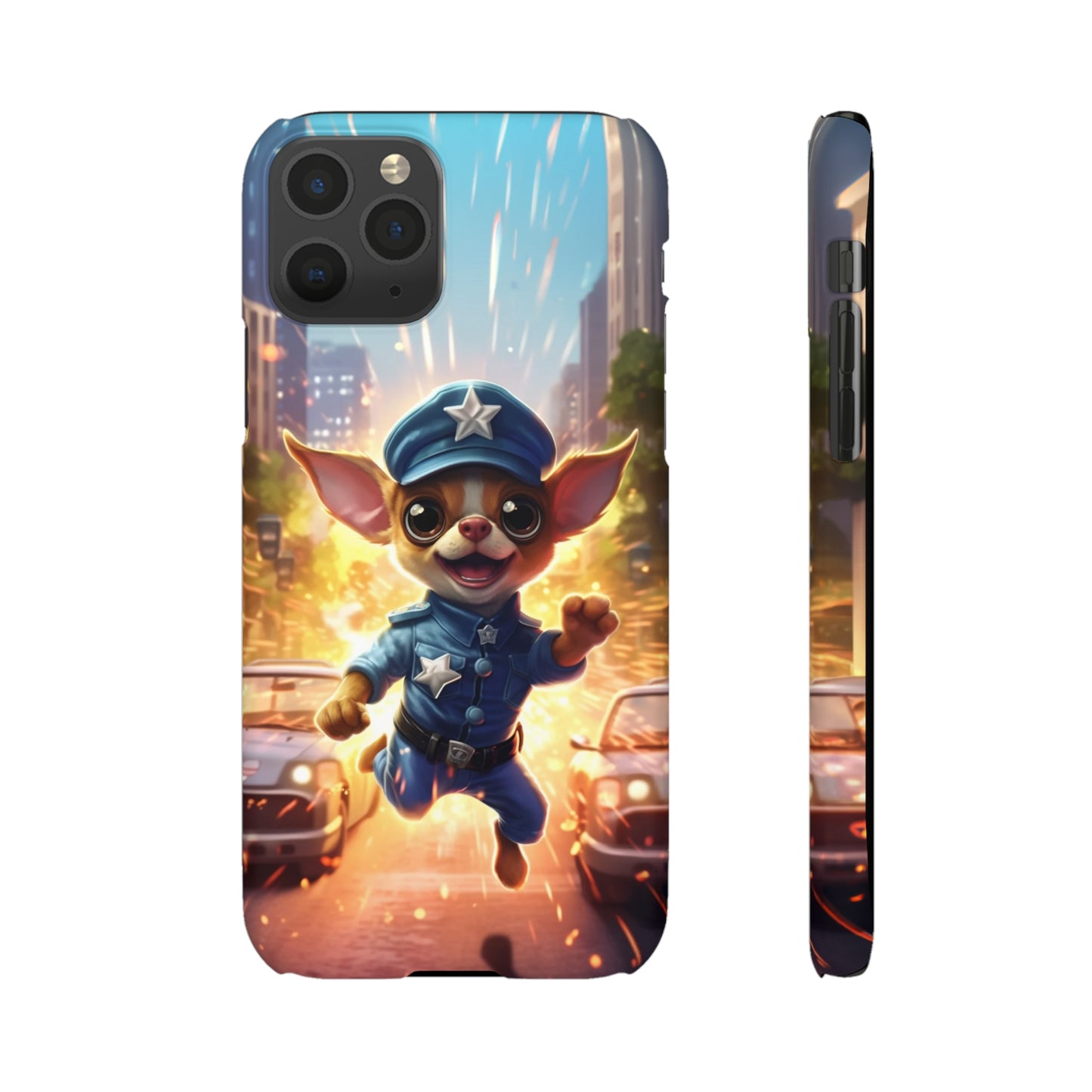 Chihuahua Super Cop: Explosive Action Phone Case