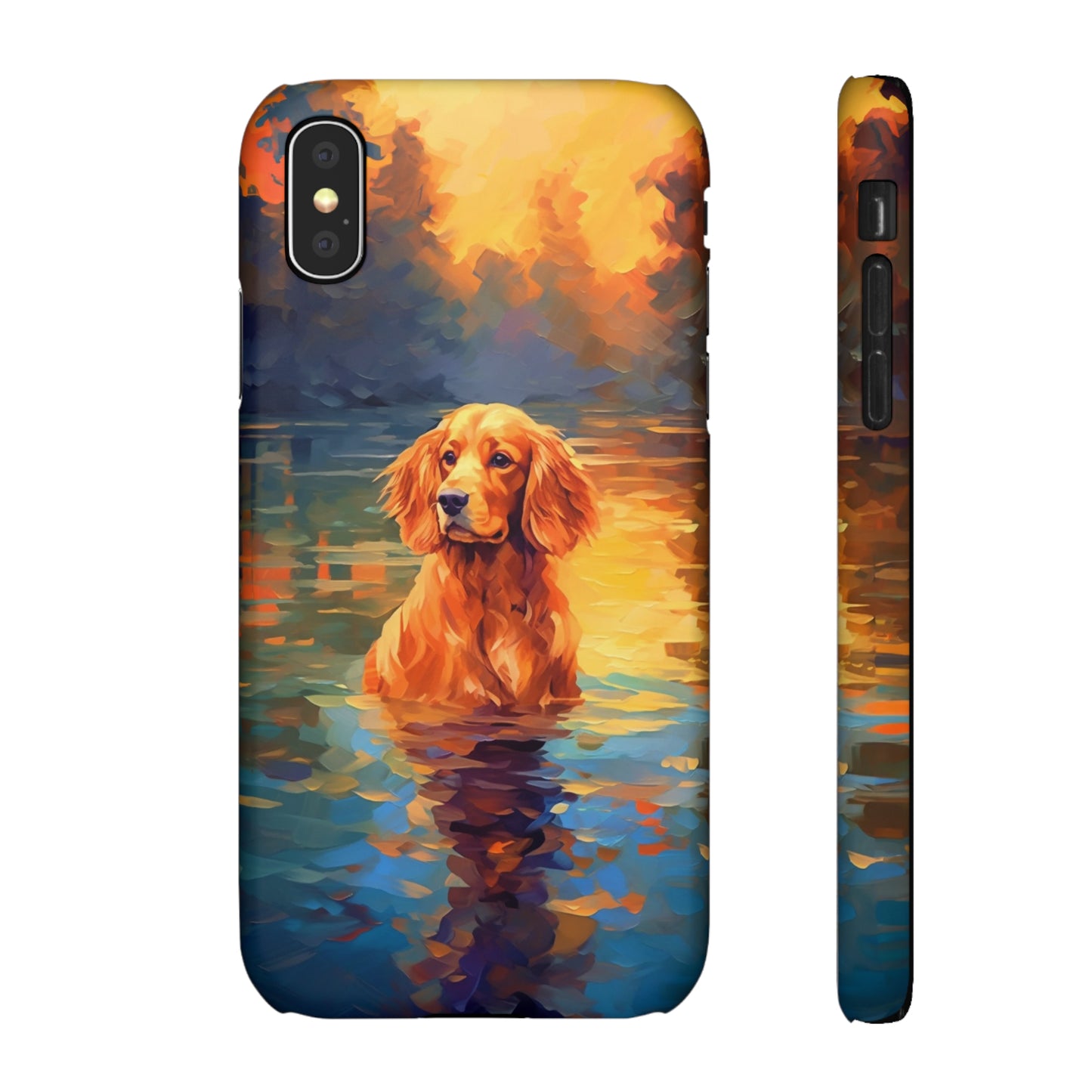 English Cocker Spaniel Splashing Serenade