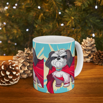 Shihtzu Superhero Coffee Mug - Brew Up a Heroic Start to Your Day!