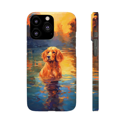 English Cocker Spaniel Splashing Serenade