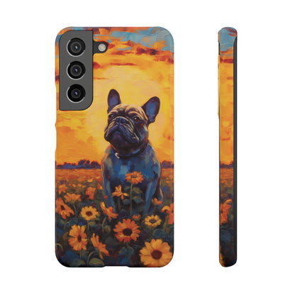 Frenchie Sunflower Sunset Serenade