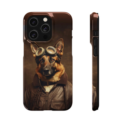 German Shepherd Aviator with Attitude!