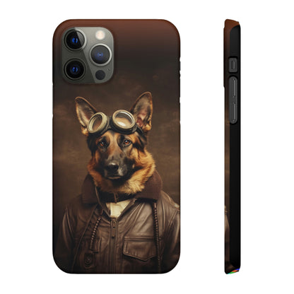 German Shepherd Aviator with Attitude!