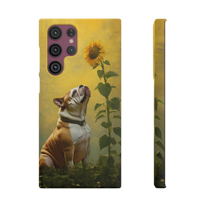 Bulldog and Sunflower Symphony