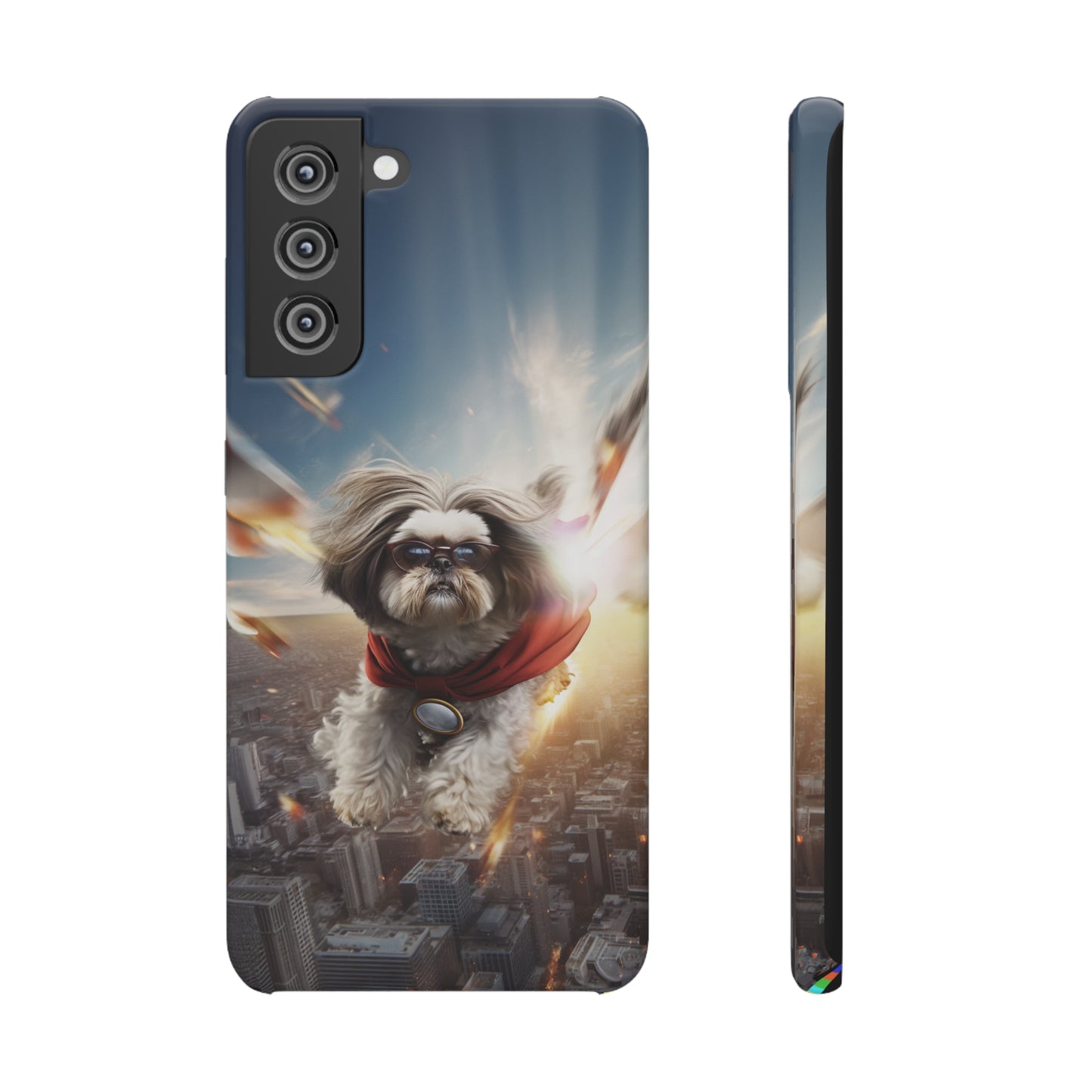 Superhero Shih Tzu In Action