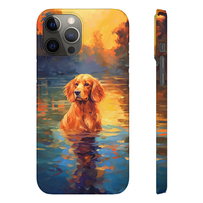 English Cocker Spaniel Splashing Serenade