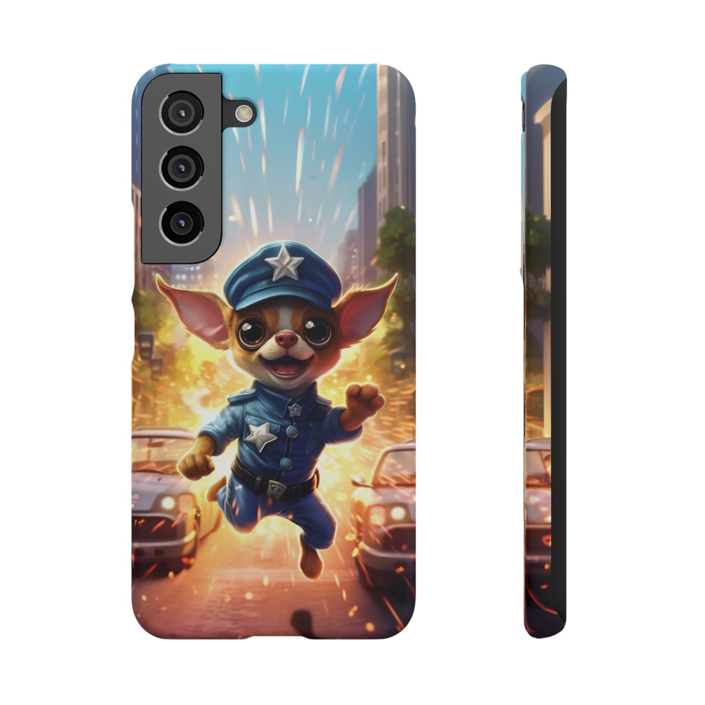 Chihuahua Super Cop: Explosive Action Phone Case