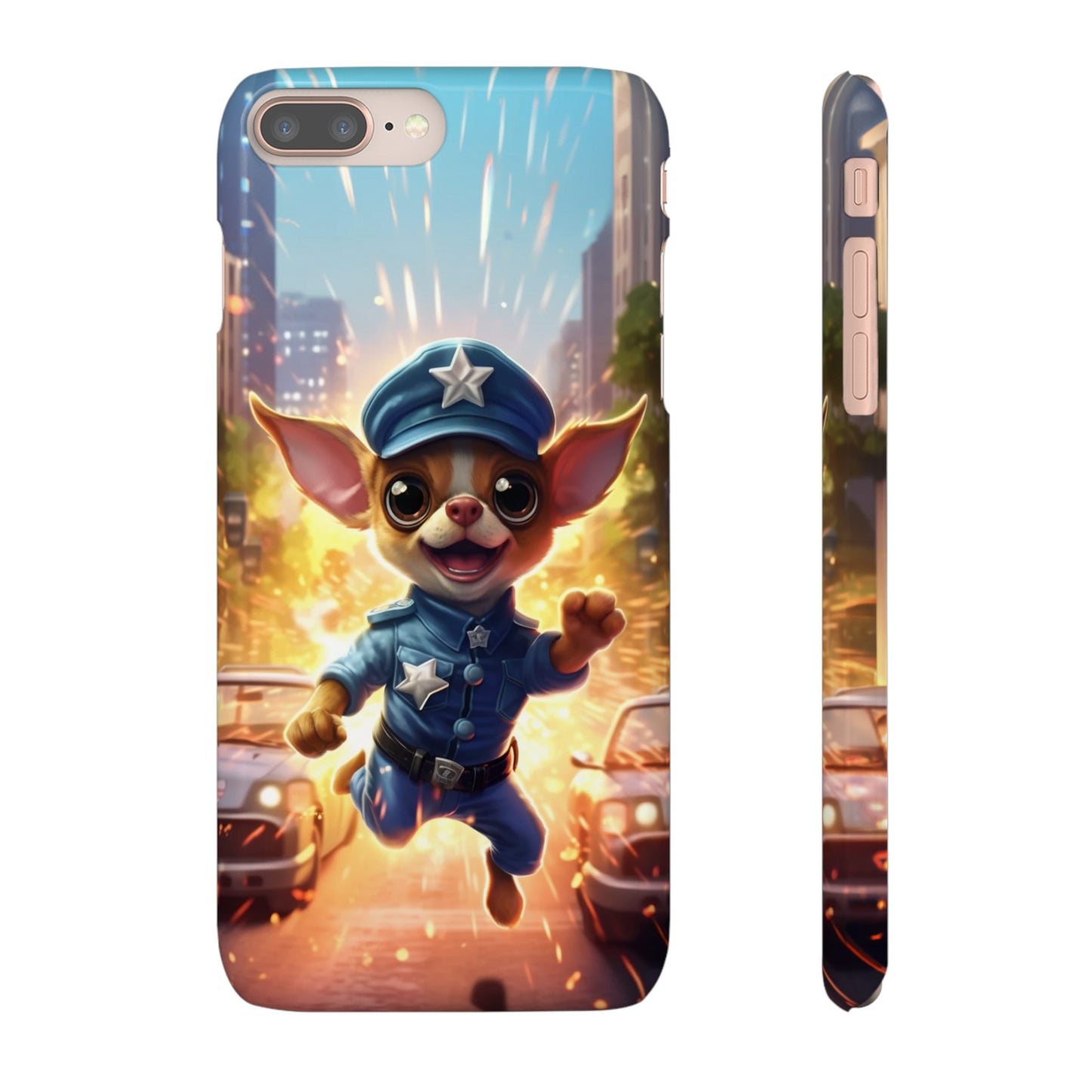 Chihuahua Super Cop: Explosive Action Phone Case