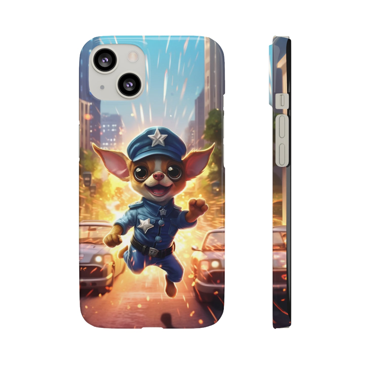 Chihuahua Super Cop: Explosive Action Phone Case