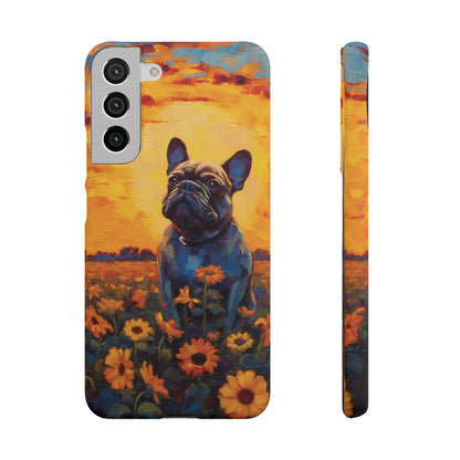 Frenchie Sunflower Sunset Serenade