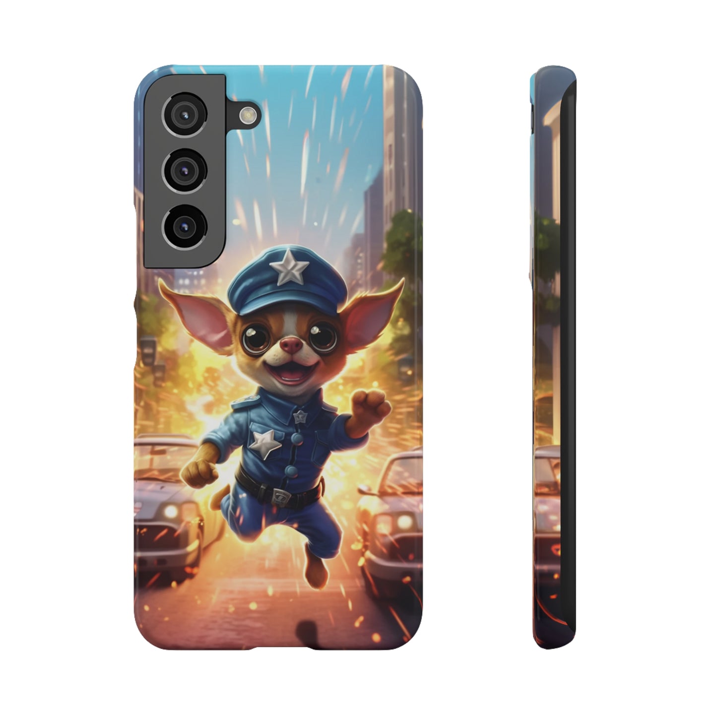 Chihuahua Super Cop: Explosive Action Phone Case