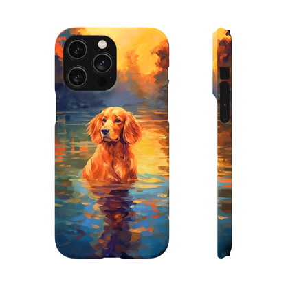 English Cocker Spaniel Splashing Serenade