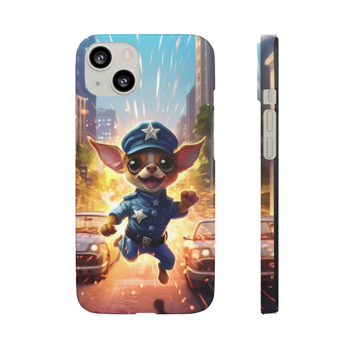 Chihuahua Super Cop: Explosive Action Phone Case