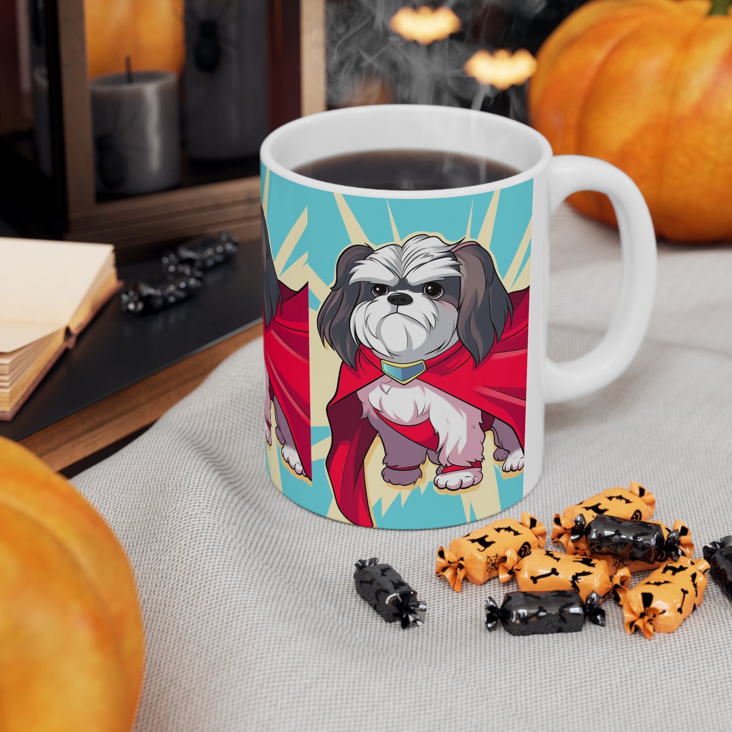 Shihtzu Superhero Coffee Mug - Brew Up a Heroic Start to Your Day!