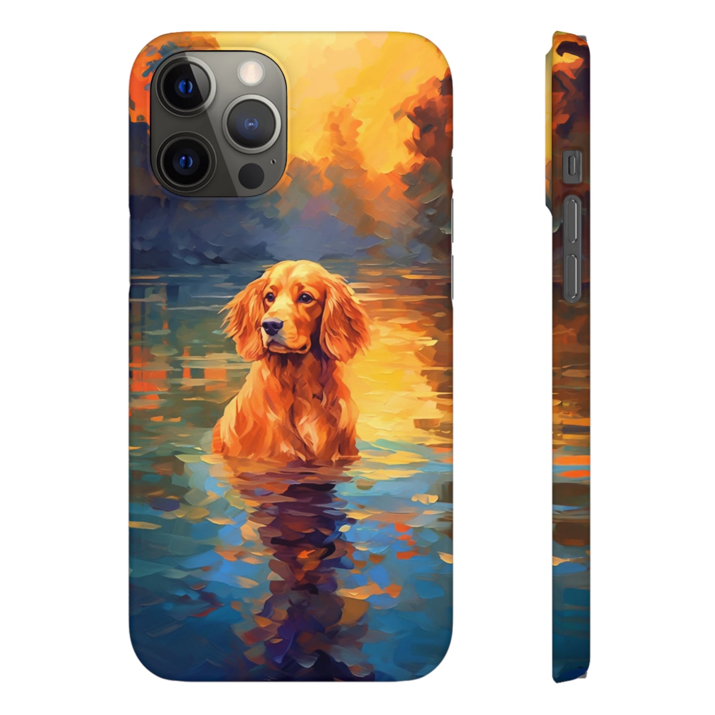 English Cocker Spaniel Splashing Serenade