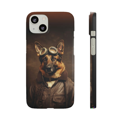 German Shepherd Aviator with Attitude!