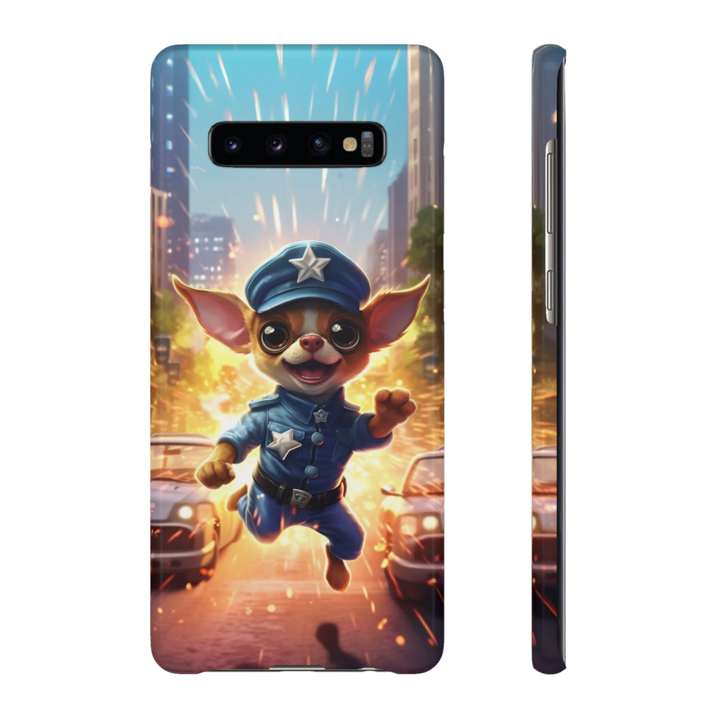 Chihuahua Super Cop: Explosive Action Phone Case