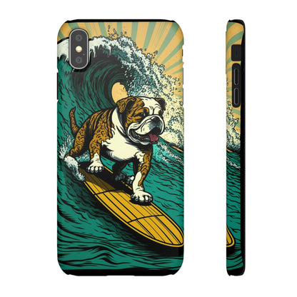 Surf's Up Bulldog: Ride the Wave with Your Best Pal