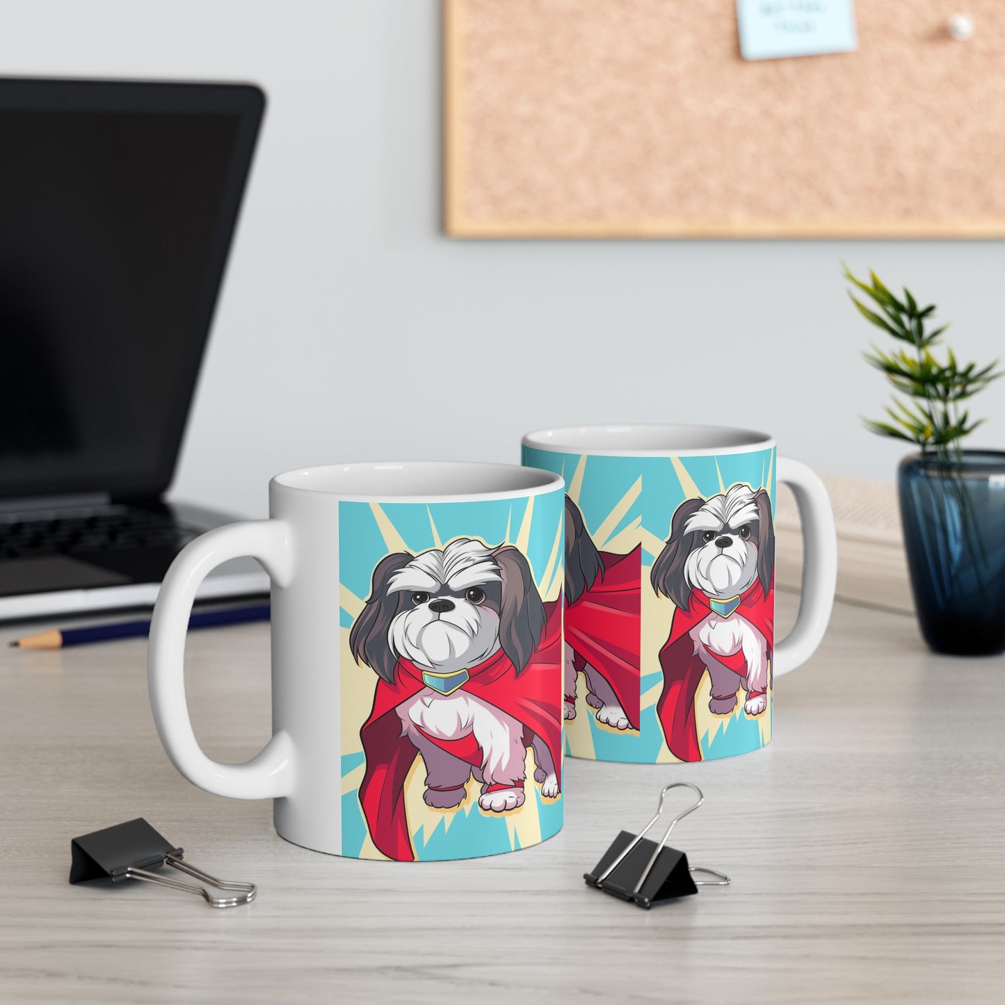 Shihtzu Superhero Coffee Mug - Brew Up a Heroic Start to Your Day!