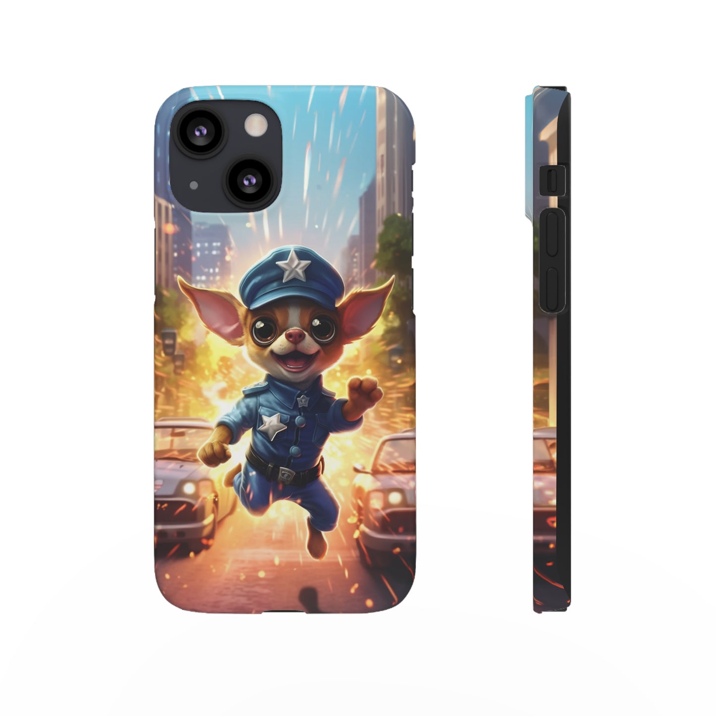 Chihuahua Super Cop: Explosive Action Phone Case