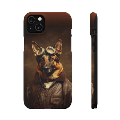 German Shepherd Aviator with Attitude!