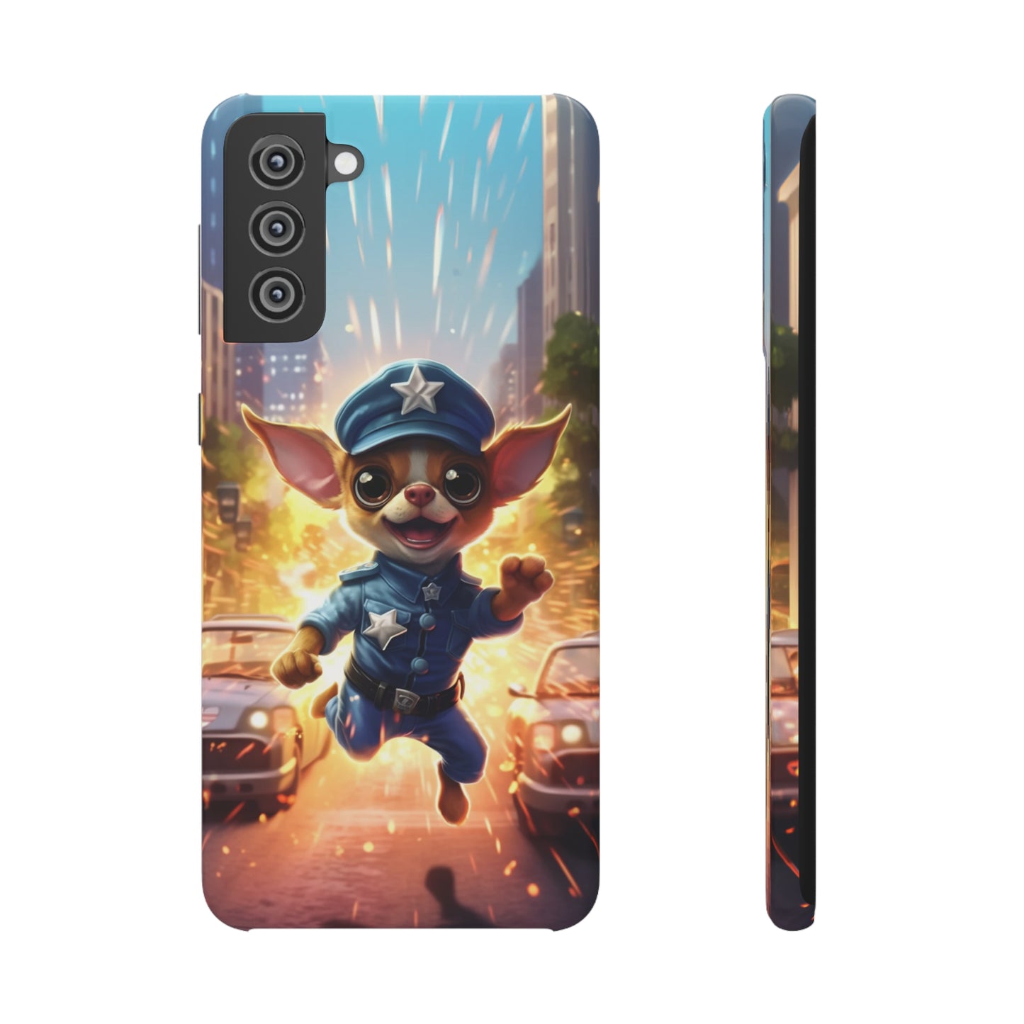 Chihuahua Super Cop: Explosive Action Phone Case