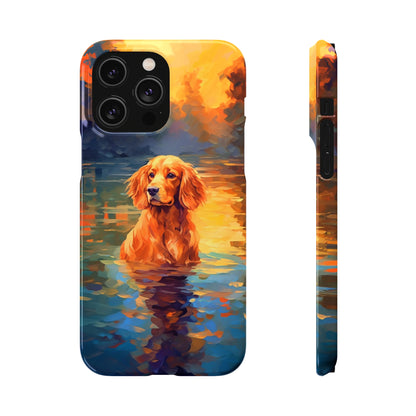 English Cocker Spaniel Splashing Serenade