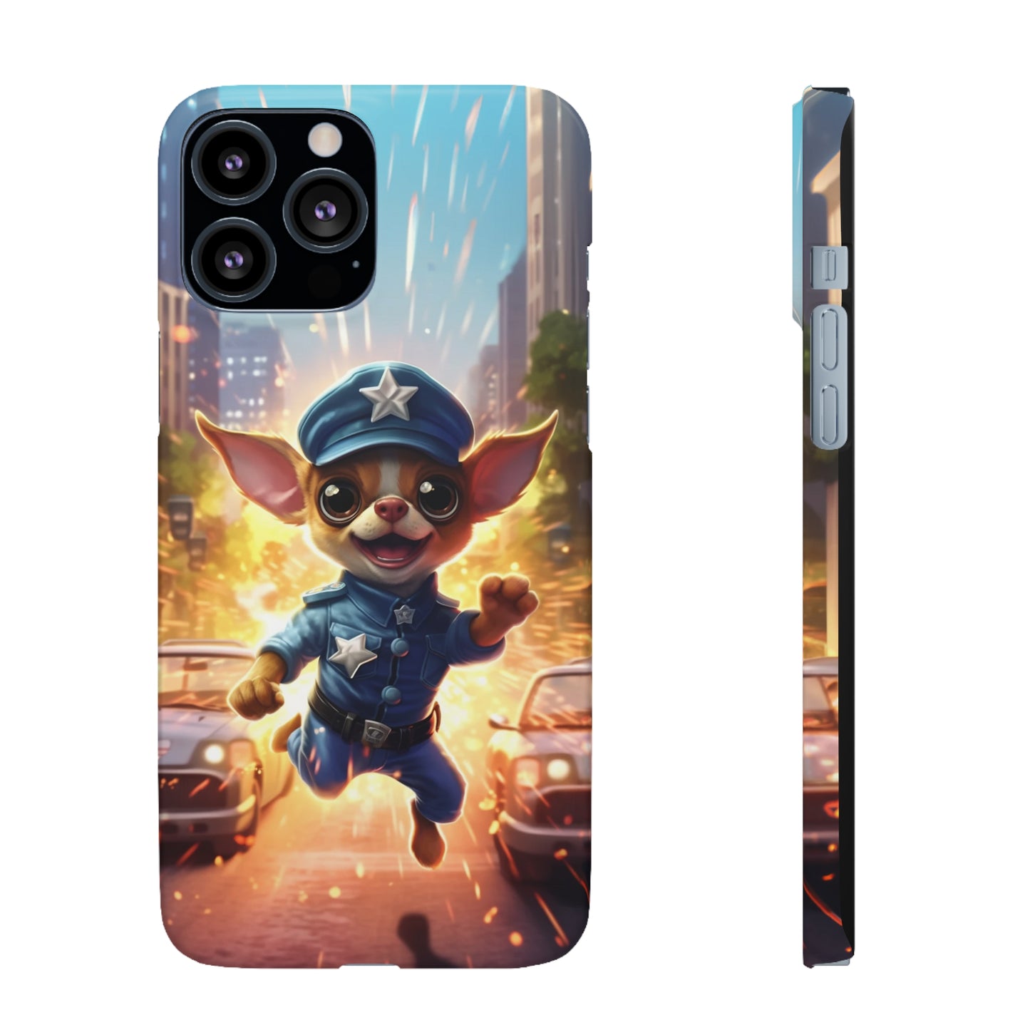 Chihuahua Super Cop: Explosive Action Phone Case