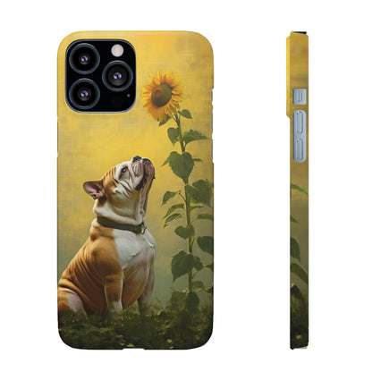 Bulldog and Sunflower Symphony