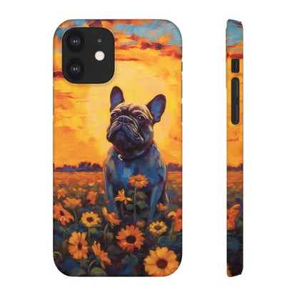 Frenchie Sunflower Sunset Serenade