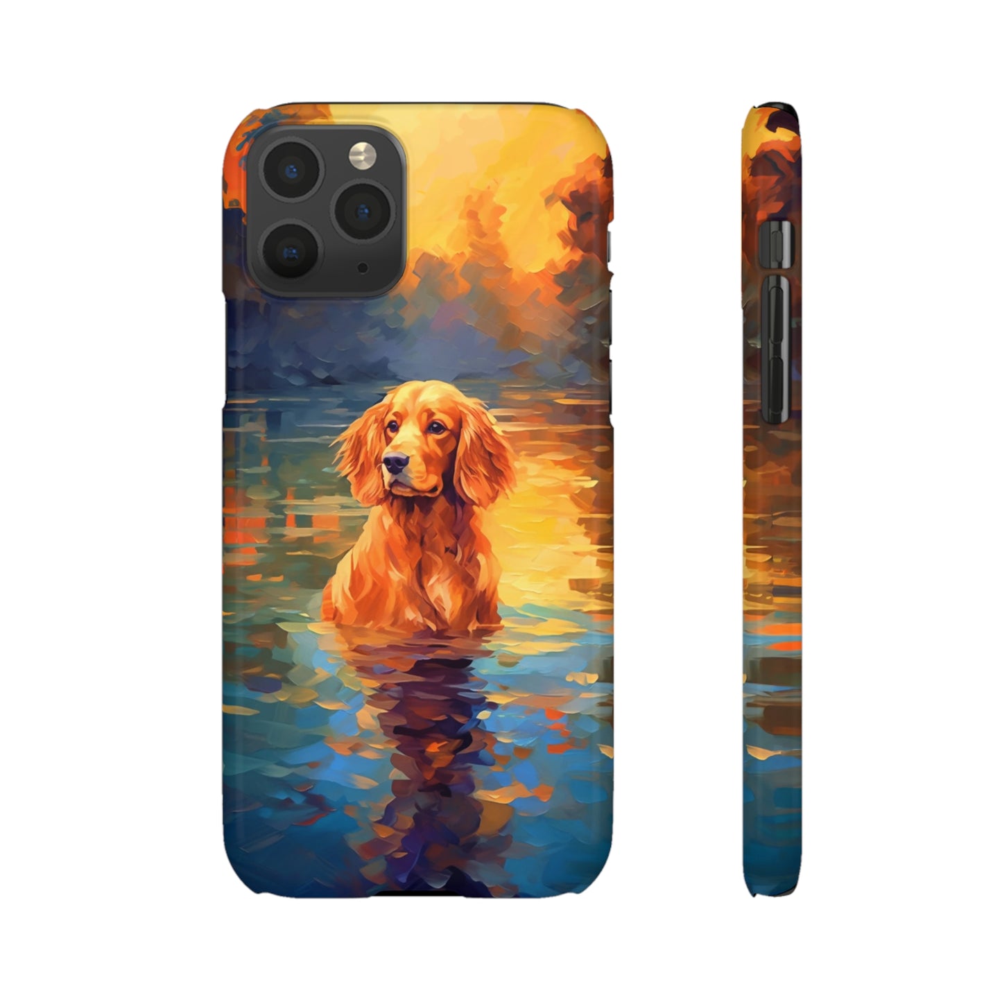 English Cocker Spaniel Splashing Serenade