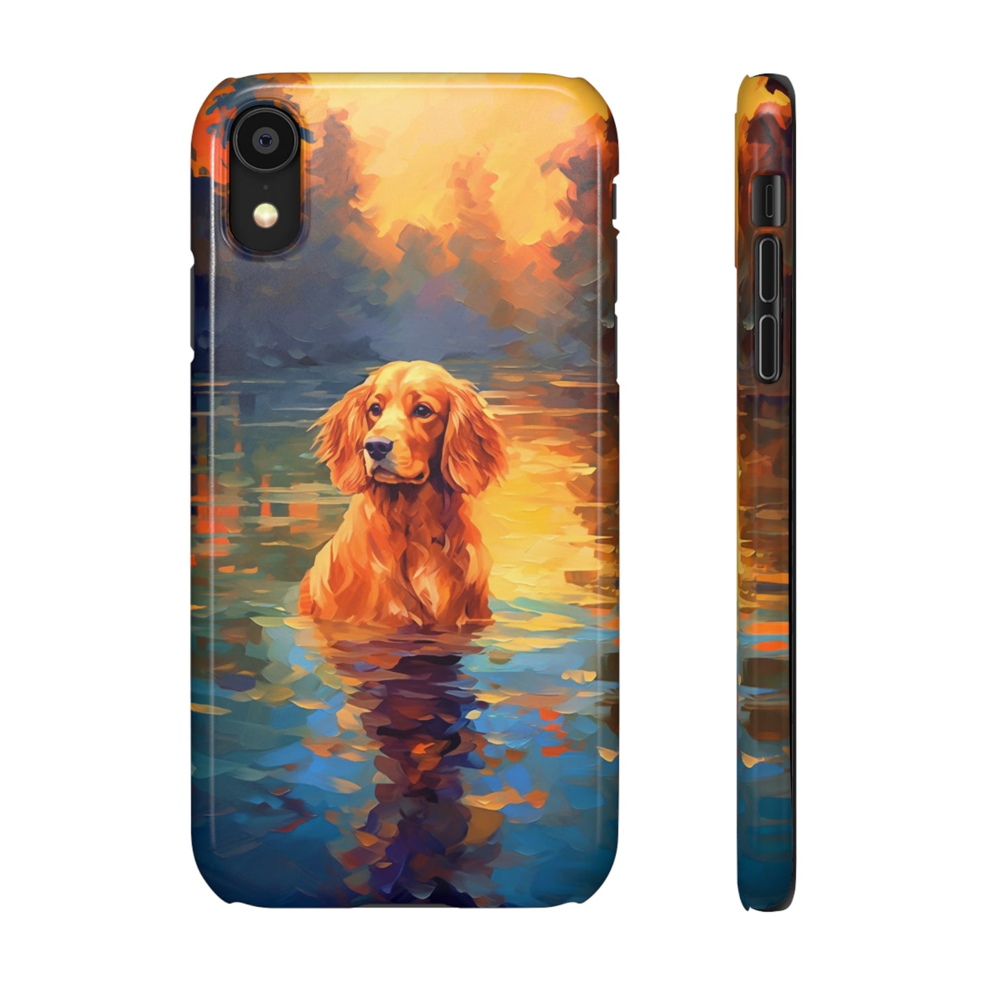 English Cocker Spaniel Splashing Serenade