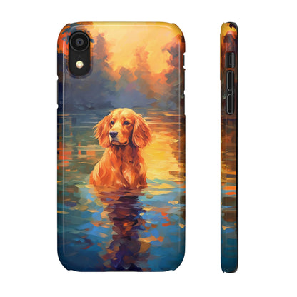 English Cocker Spaniel Splashing Serenade