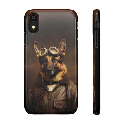 German Shepherd Aviator with Attitude!