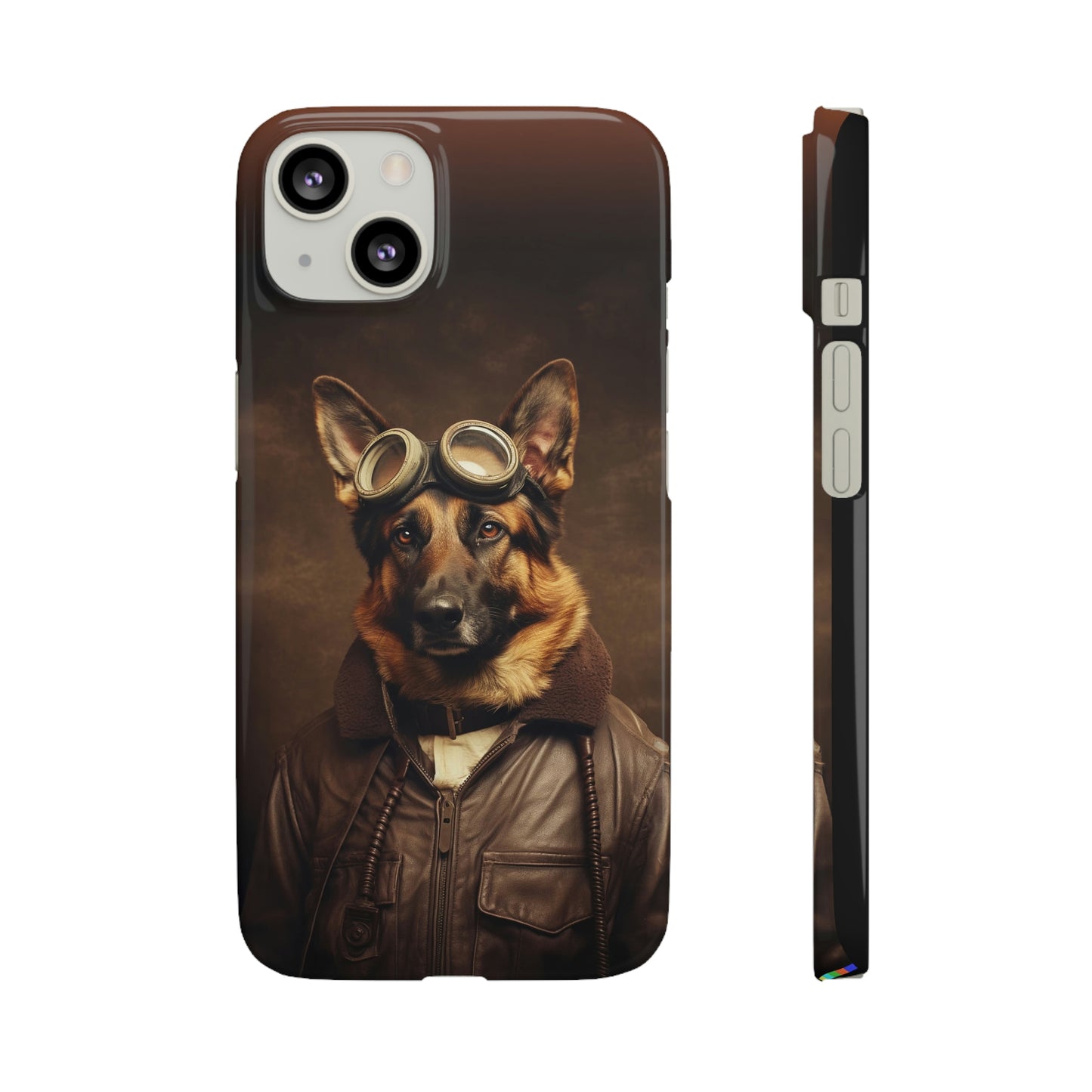 German Shepherd Aviator with Attitude!