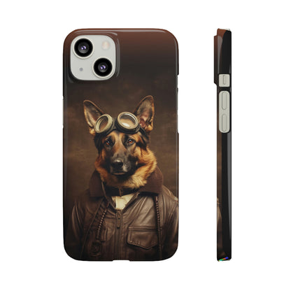 German Shepherd Aviator with Attitude!