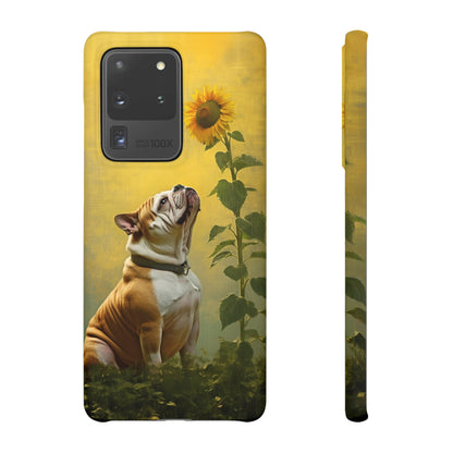 Bulldog and Sunflower Symphony