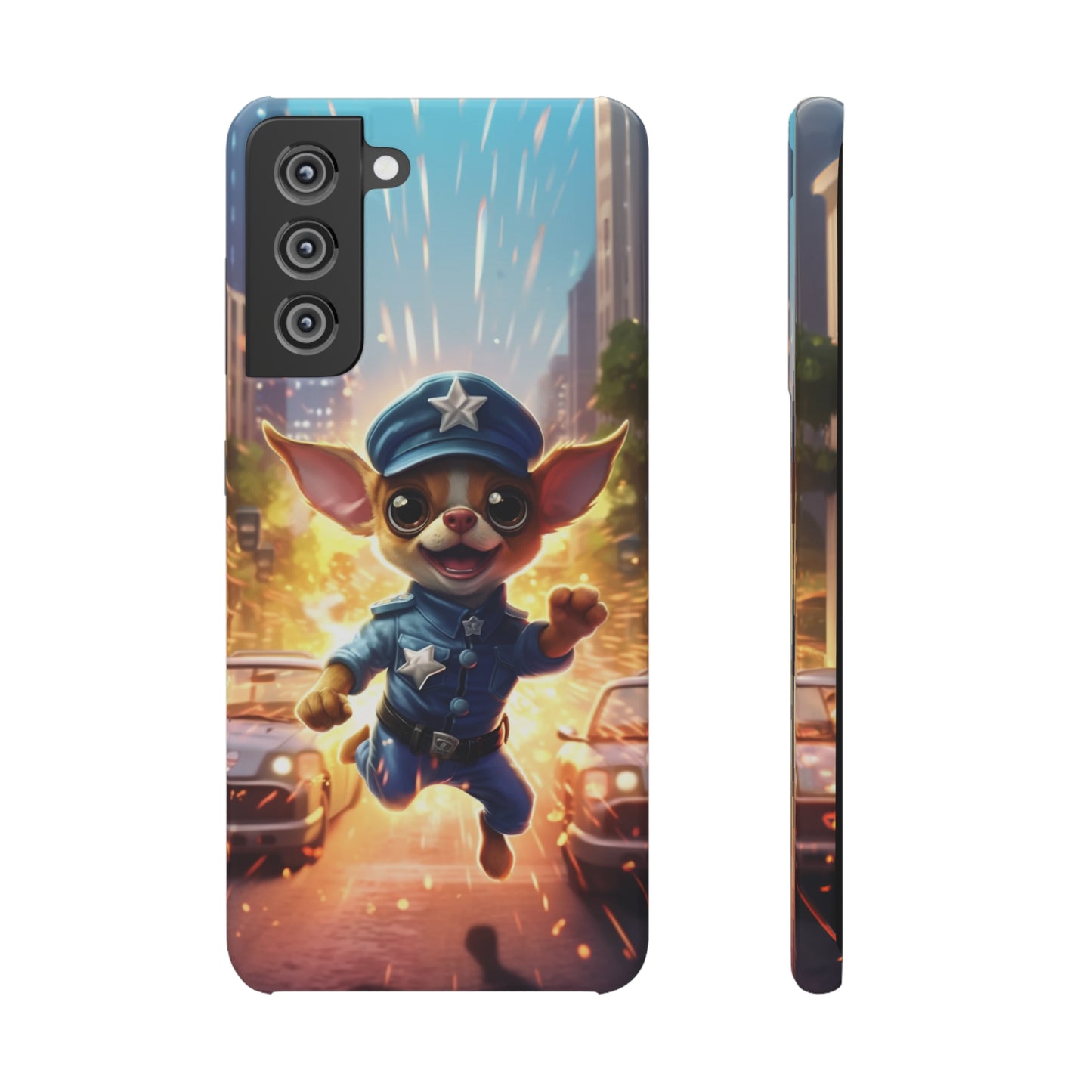 Chihuahua Super Cop: Explosive Action Phone Case