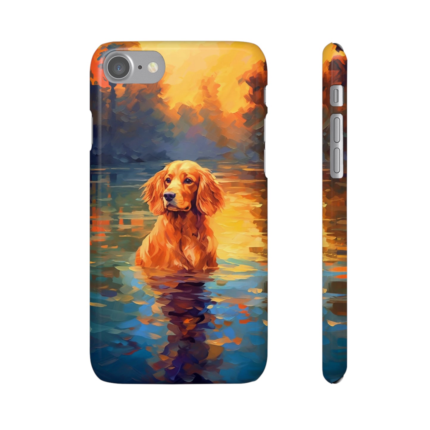 English Cocker Spaniel Splashing Serenade