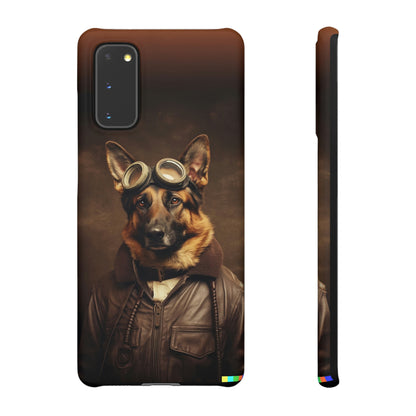 German Shepherd Aviator with Attitude!