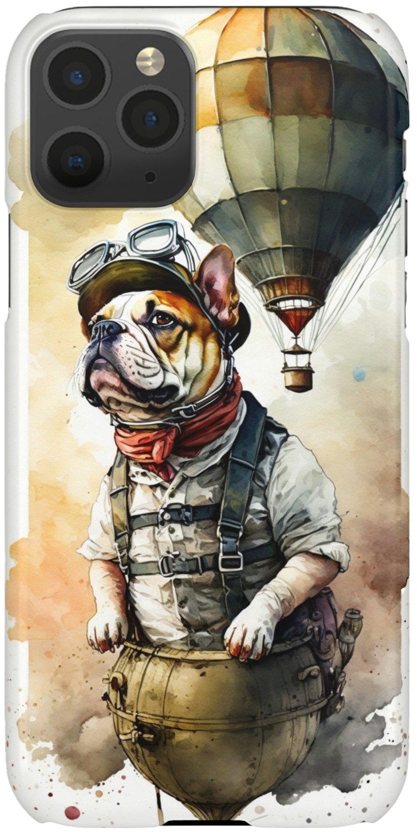 Adorable Bulldog Takes to the Skies in a Hot Air Balloon