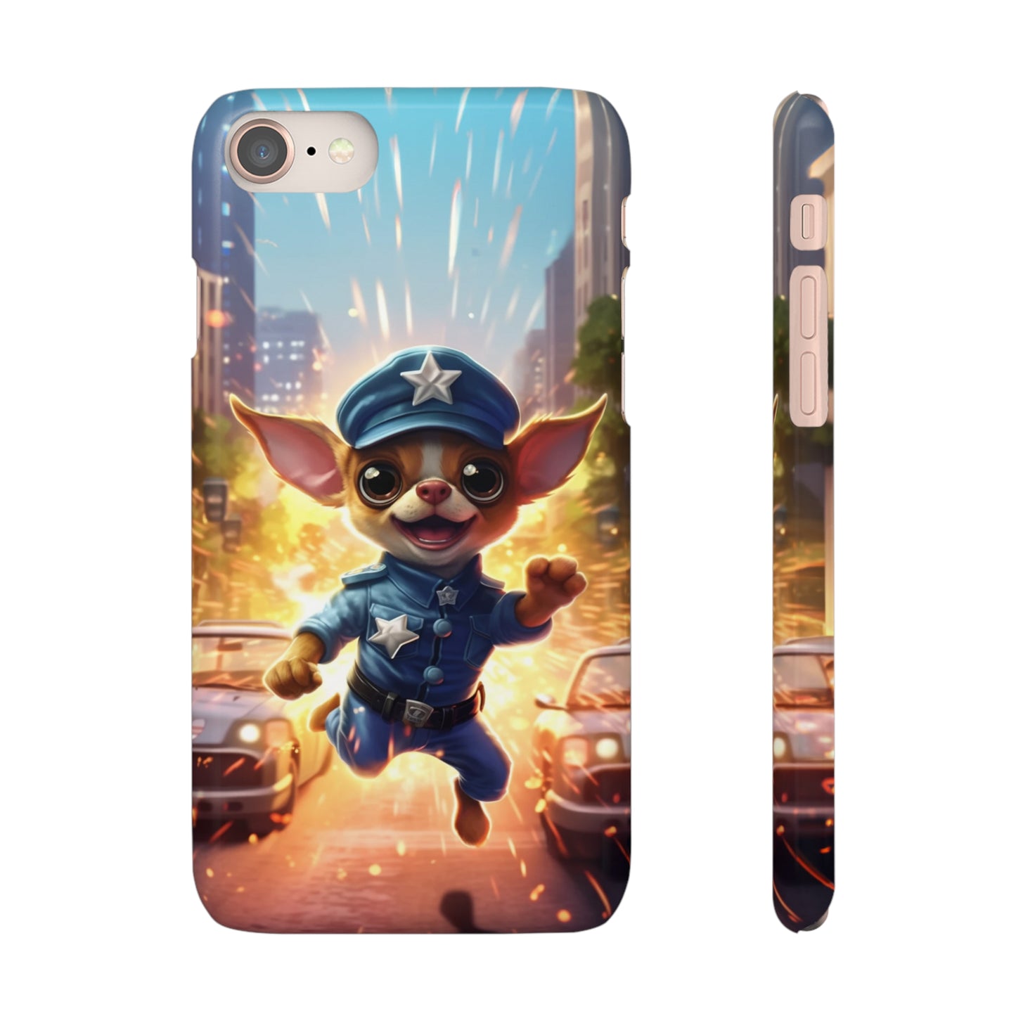 Chihuahua Super Cop: Explosive Action Phone Case
