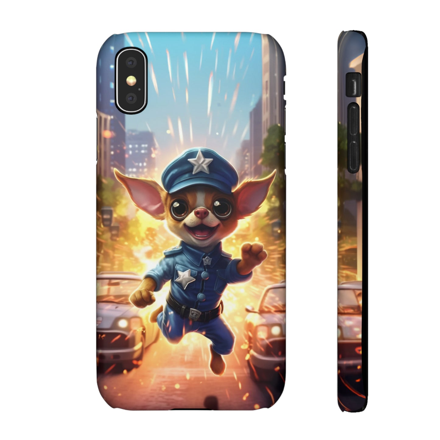 Chihuahua Super Cop: Explosive Action Phone Case
