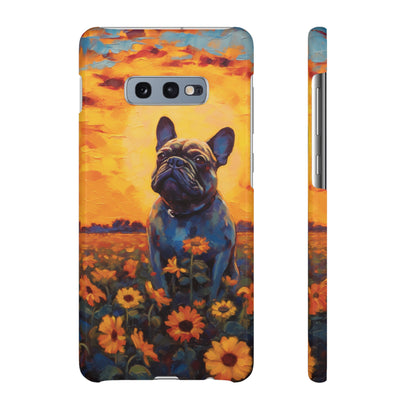 Frenchie Sunflower Sunset Serenade