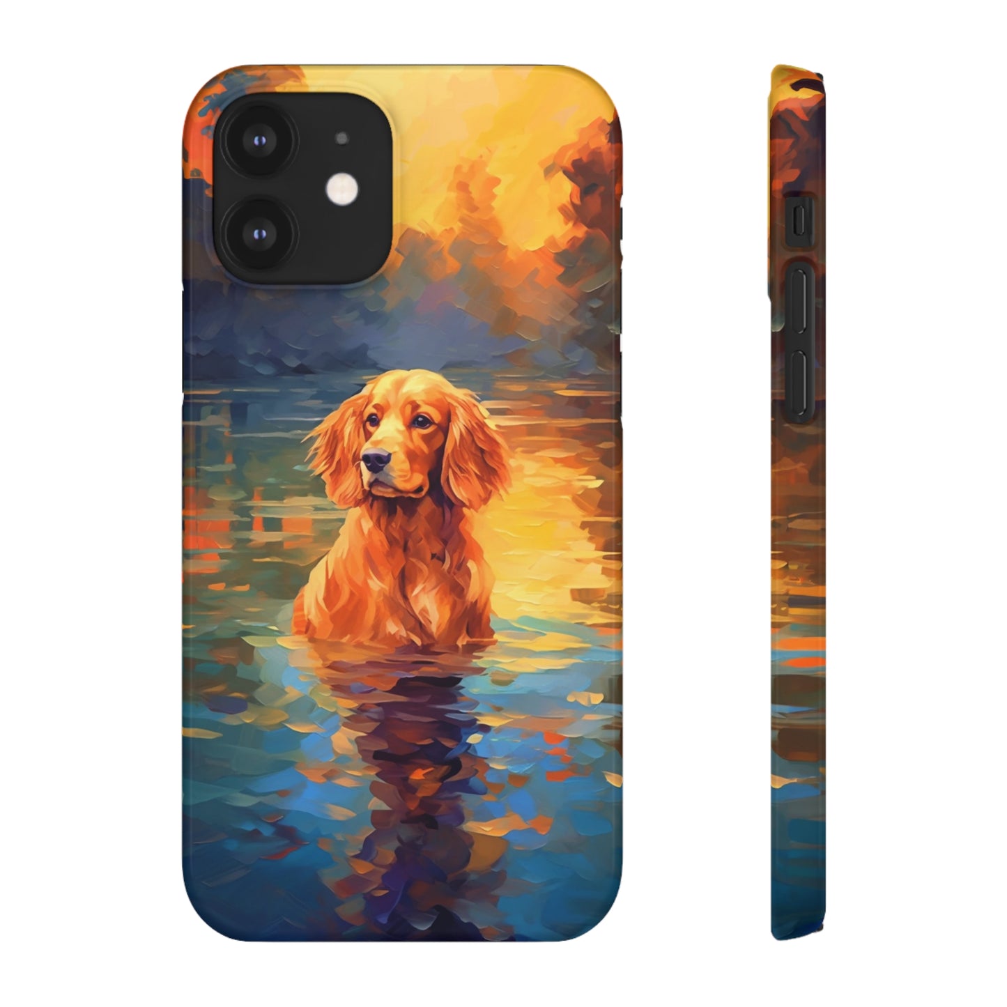 English Cocker Spaniel Splashing Serenade