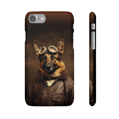 German Shepherd Aviator with Attitude!